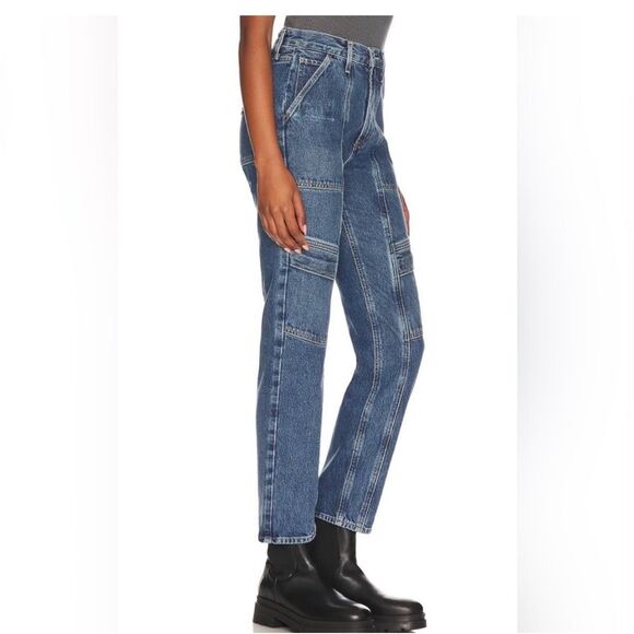 AGOLDE Cooper Cargo in Denim Blue Women's 27 - Picture 3 of 10